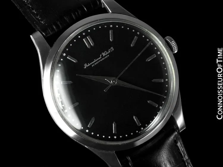 1960 IWC Vintage Mens Handwound Watch, Caliber 89 - Stainless Steel
