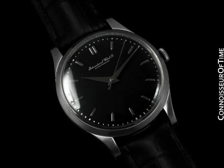 1960 IWC Vintage Mens Handwound Watch, Caliber 89 - Stainless Steel