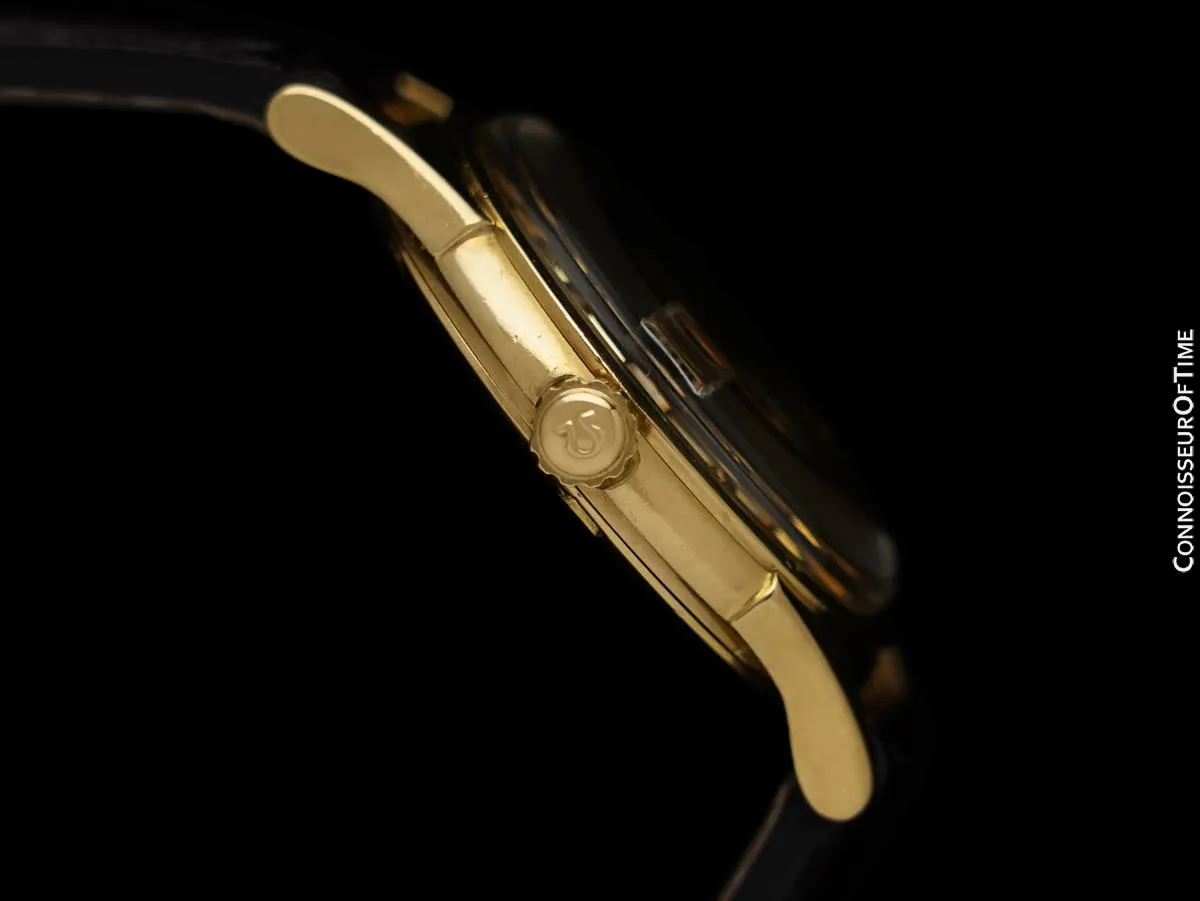 1960 Omega Constellation "De Luxe" Dial Vintage Mens Watch - 18K Gold