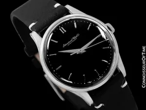 1961 IWC Vintage Mens Handwound Watch, Caliber 89 - Stainless Steel