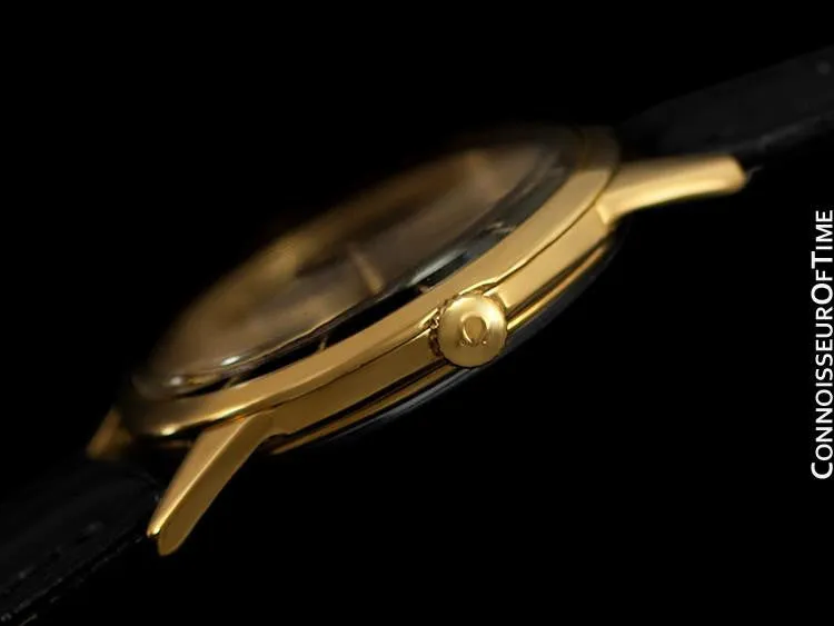 1961 Omega Classic Full Size Vintage Mens 30T2 Dress Watch - 18K Gold Plated