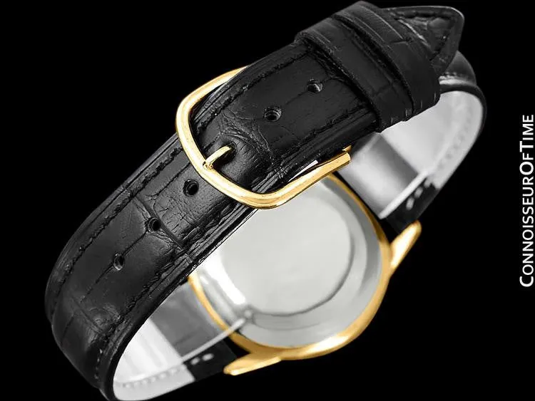 1961 Omega Classic Full Size Vintage Mens 30T2 Dress Watch - 18K Gold Plated