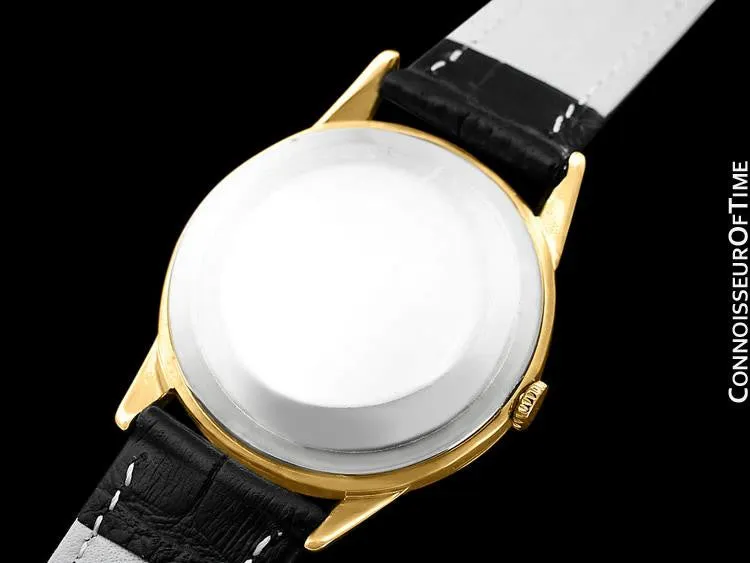 1961 Omega Classic Full Size Vintage Mens 30T2 Dress Watch - 18K Gold Plated