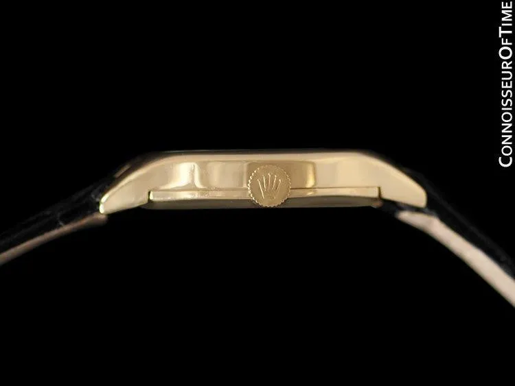 1976 Rolex Cellini Ladies Vintage Dress Watch Ref. 3801, Champagne Dial - 18K Gold