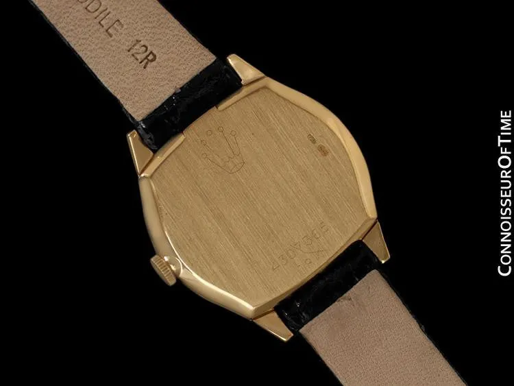 1976 Rolex Cellini Ladies Vintage Dress Watch Ref. 3801, Champagne Dial - 18K Gold