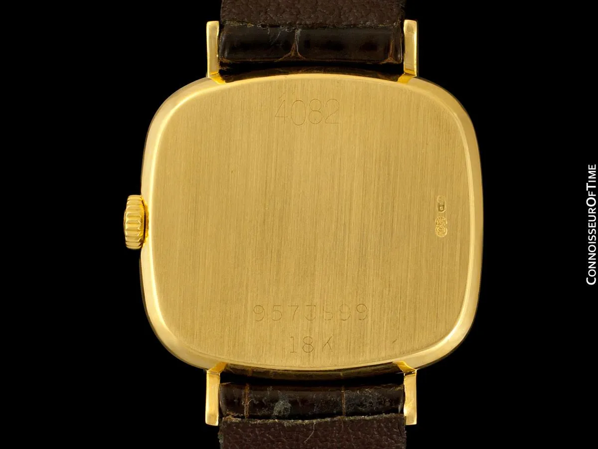 1987 Rolex Cellini Vintage Ladies 18K Gold TV Watch, Ref. 4082 - Original Papers