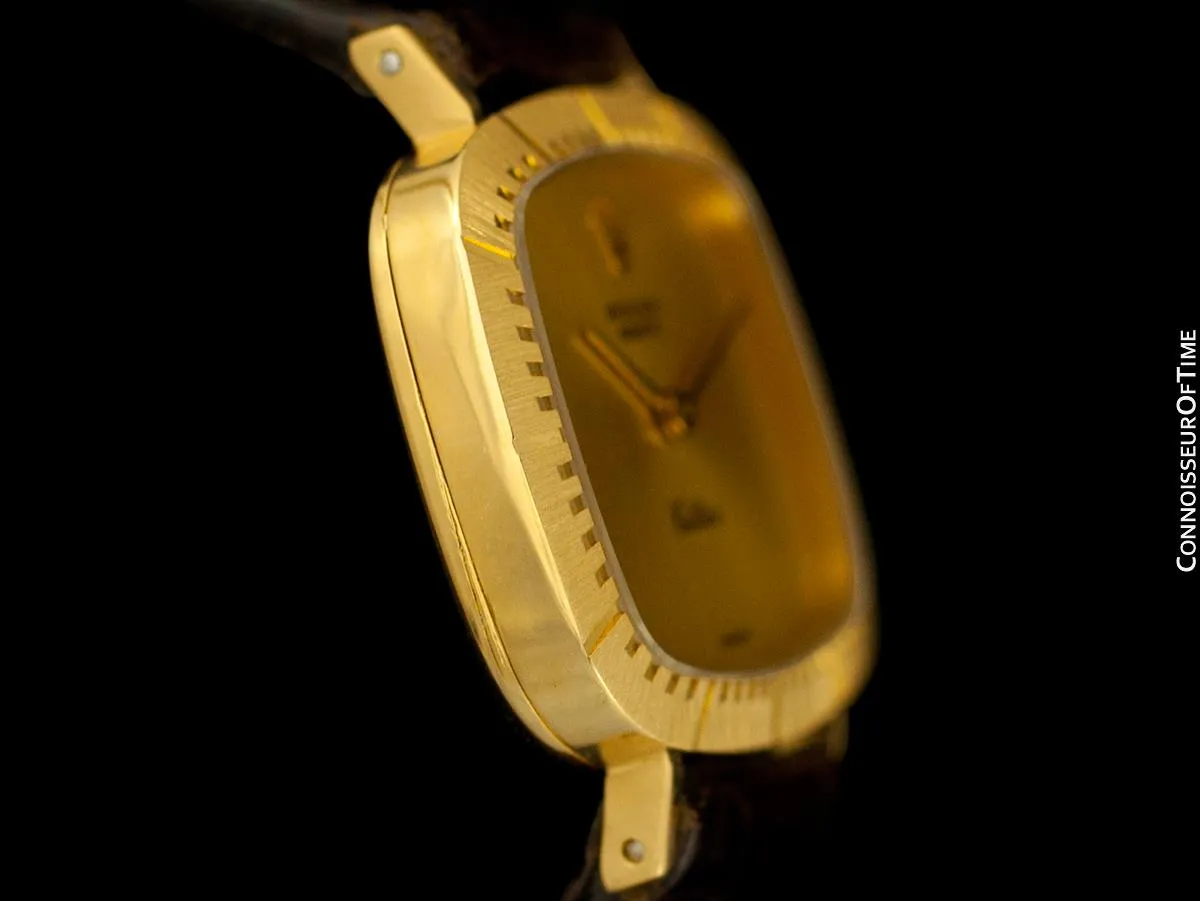 1987 Rolex Cellini Vintage Ladies 18K Gold TV Watch, Ref. 4082 - Original Papers