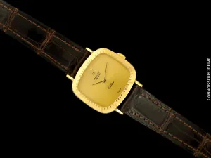 1987 Rolex Cellini Vintage Ladies 18K Gold TV Watch, Ref. 4082 - Original Papers