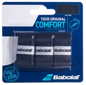 Babolat Tour Original Overgrip 3 Pack (Black)