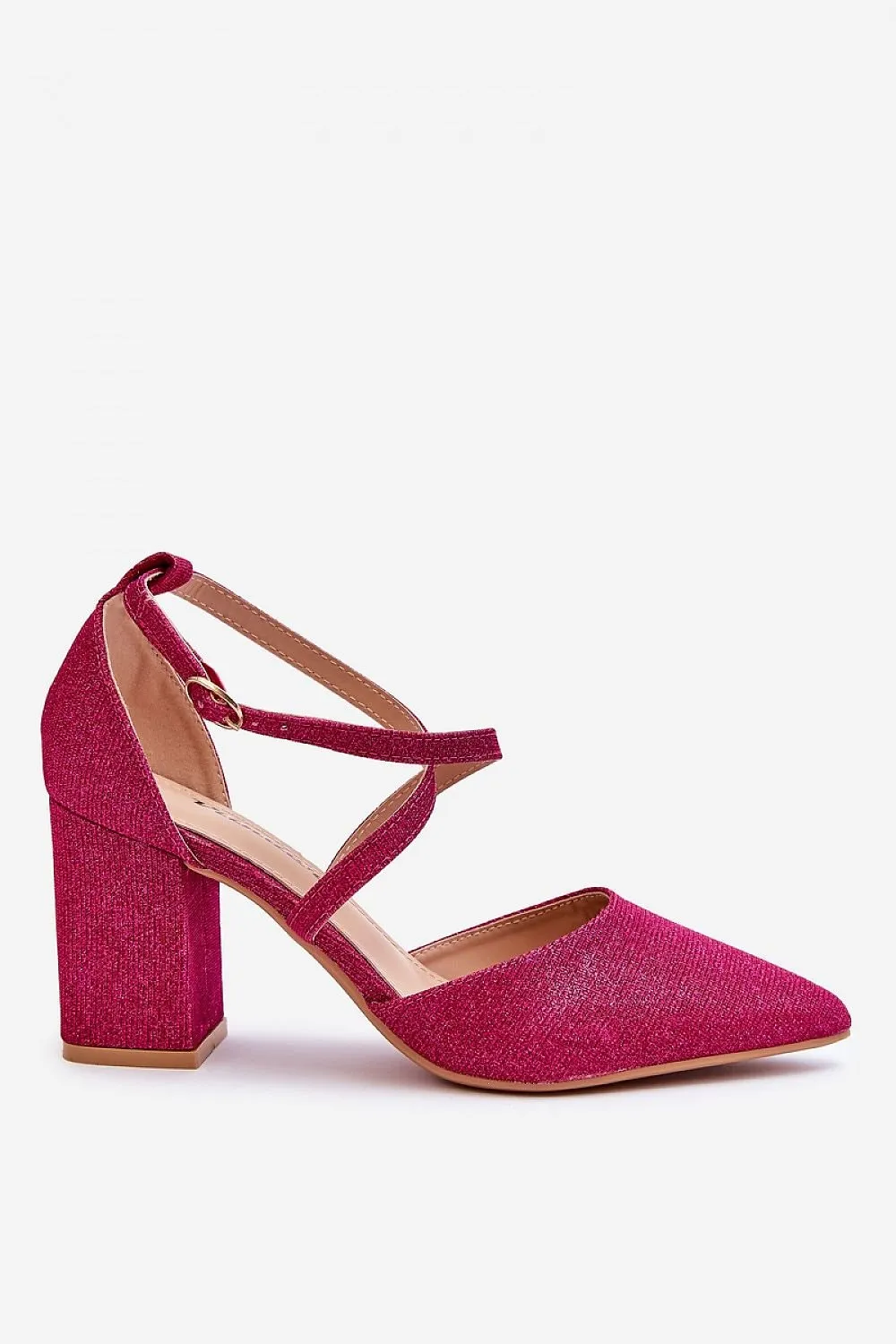 Block heel pumps