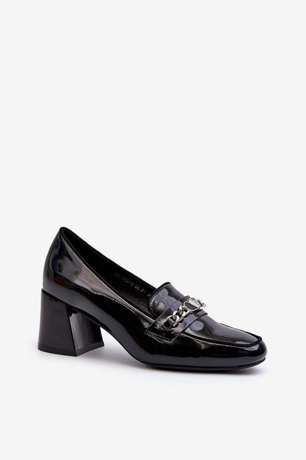 Block heel pumps