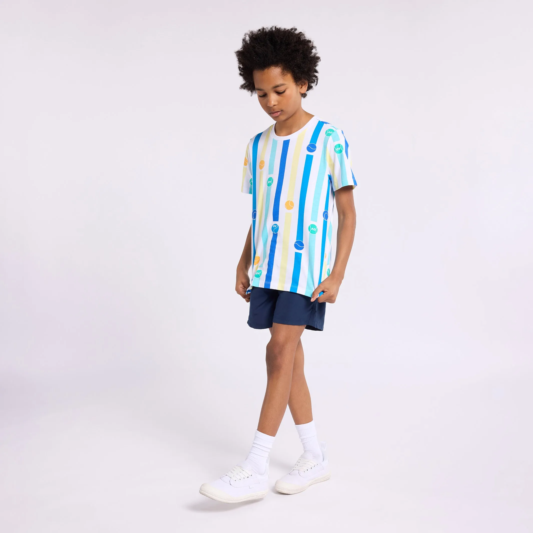 Boy's T-Shirt Stripe Balls