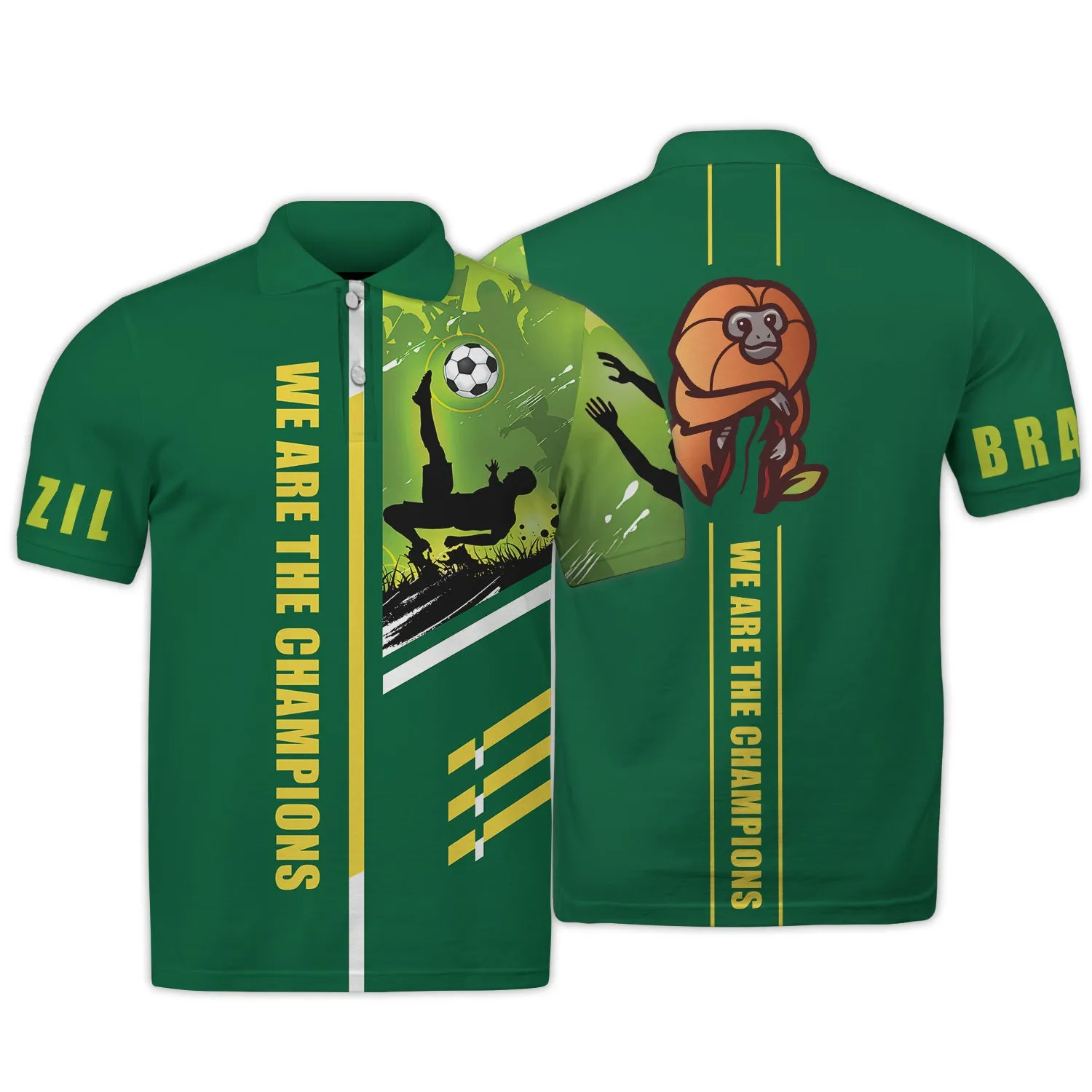 Brazil Fans GOLDEN LION TAMARIN Design Shirt 3D Tshirt For The Brazil Fans