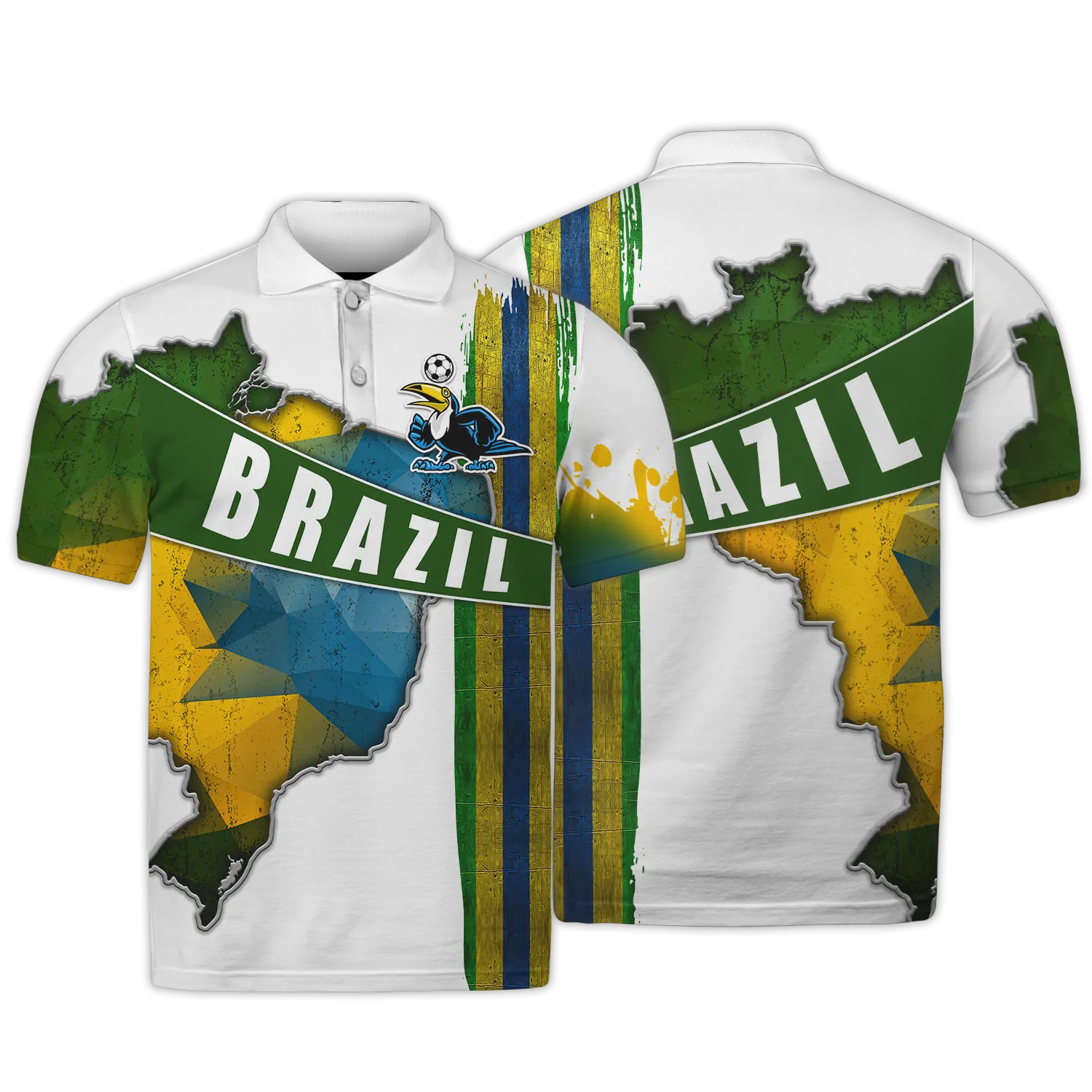 Brazil Fans Toucan Design Shirt 3D Tshirt For The Brazil Fans