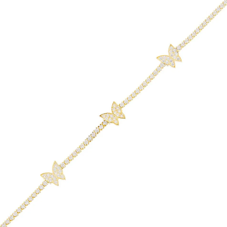 Butterfly Tennis Bracelet