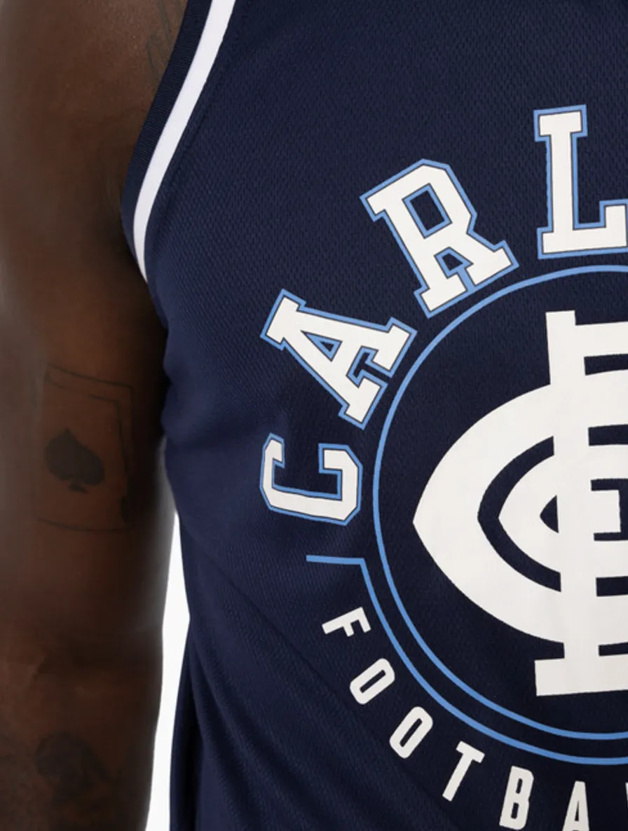 Carlton Blues Youths Basketball Singlet
