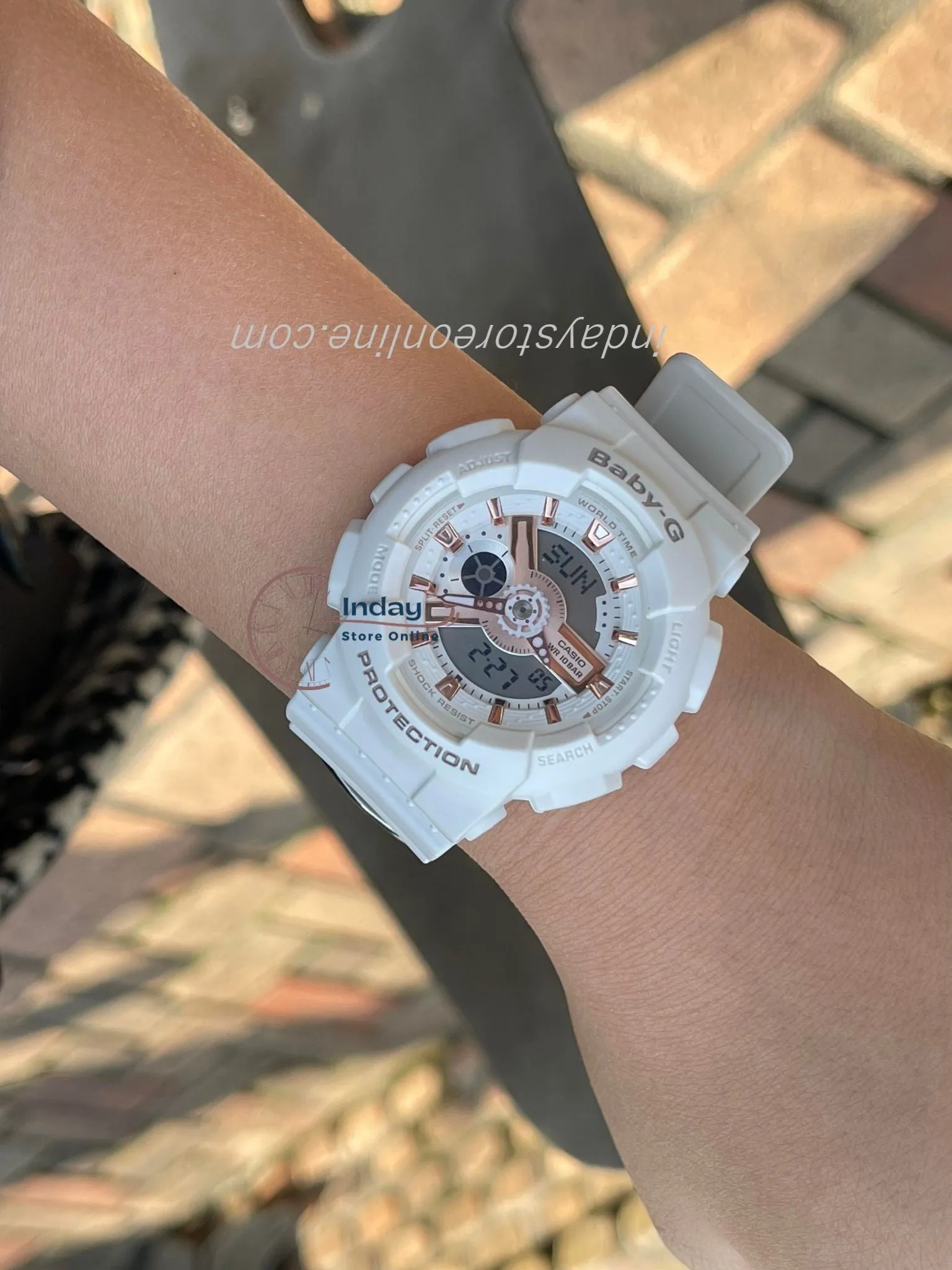 Casio Baby-G Women's Watch BA-110RG-7A Resin Band Shock Resistant Best Seller