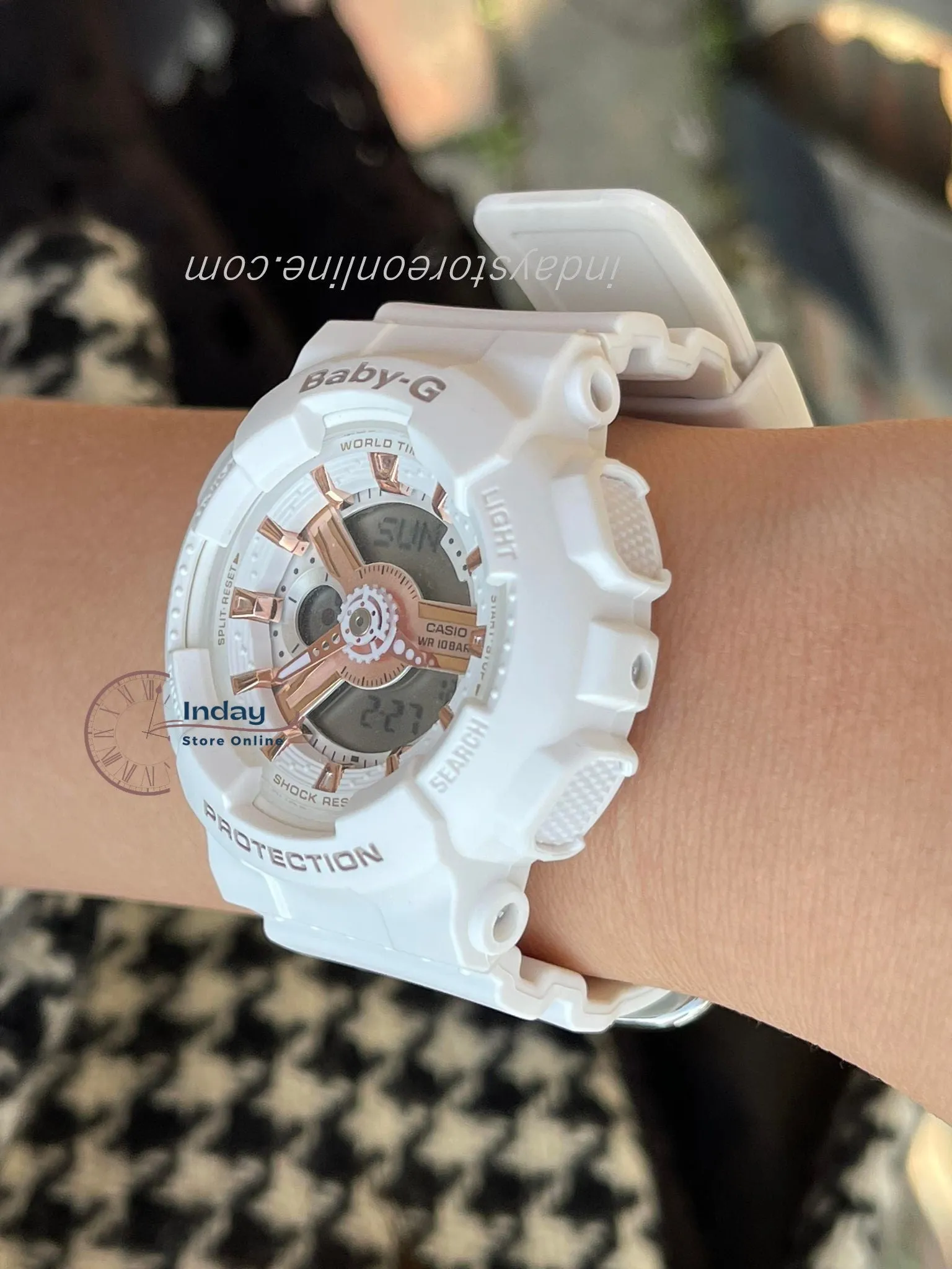 Casio Baby-G Women's Watch BA-110RG-7A Resin Band Shock Resistant Best Seller