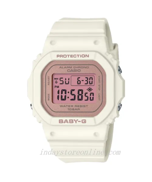 Casio Baby-G Women's Watch BGD-565SC-4 Resin Band Shock Resistant Mineral Glass