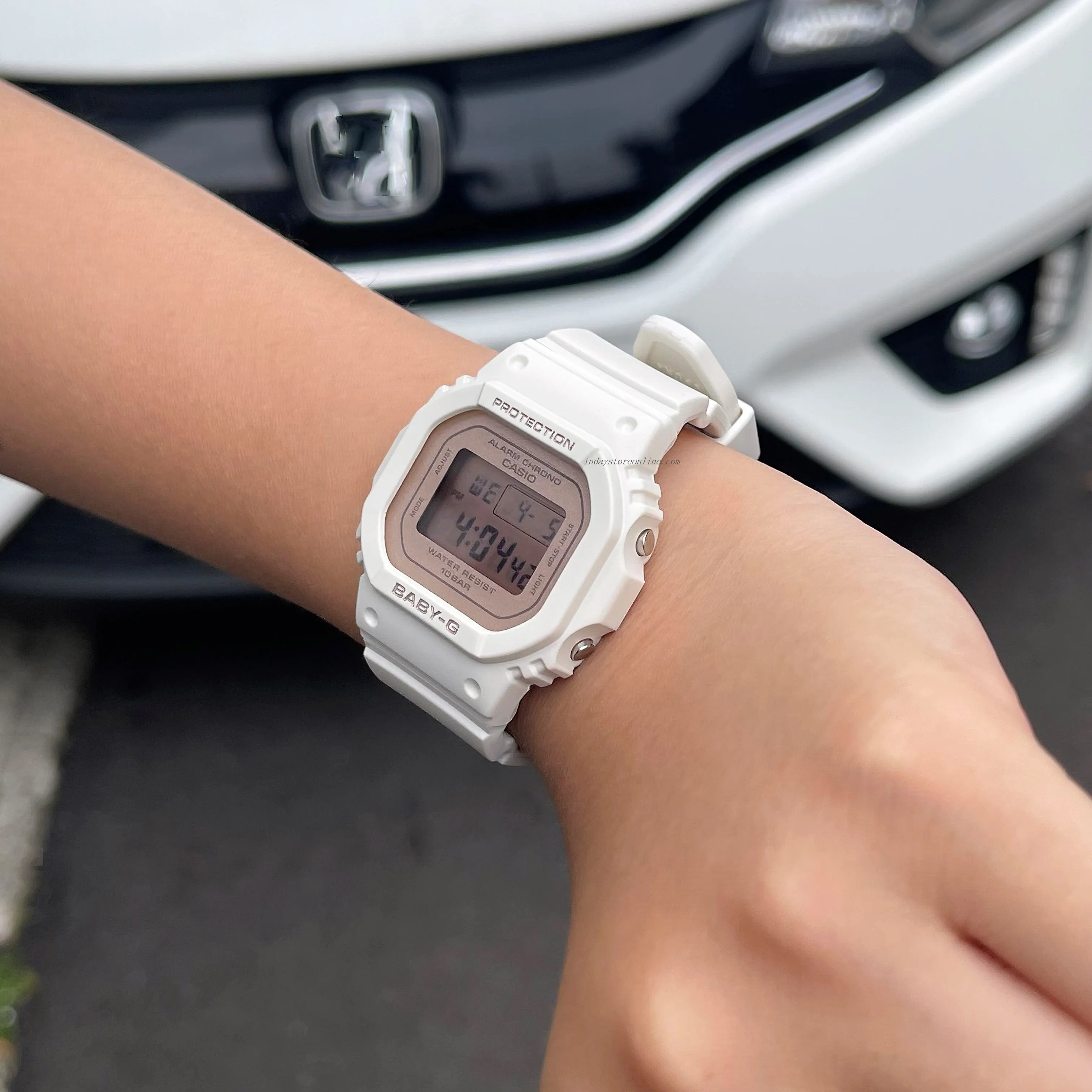 Casio Baby-G Women's Watch BGD-565SC-4 Resin Band Shock Resistant Mineral Glass