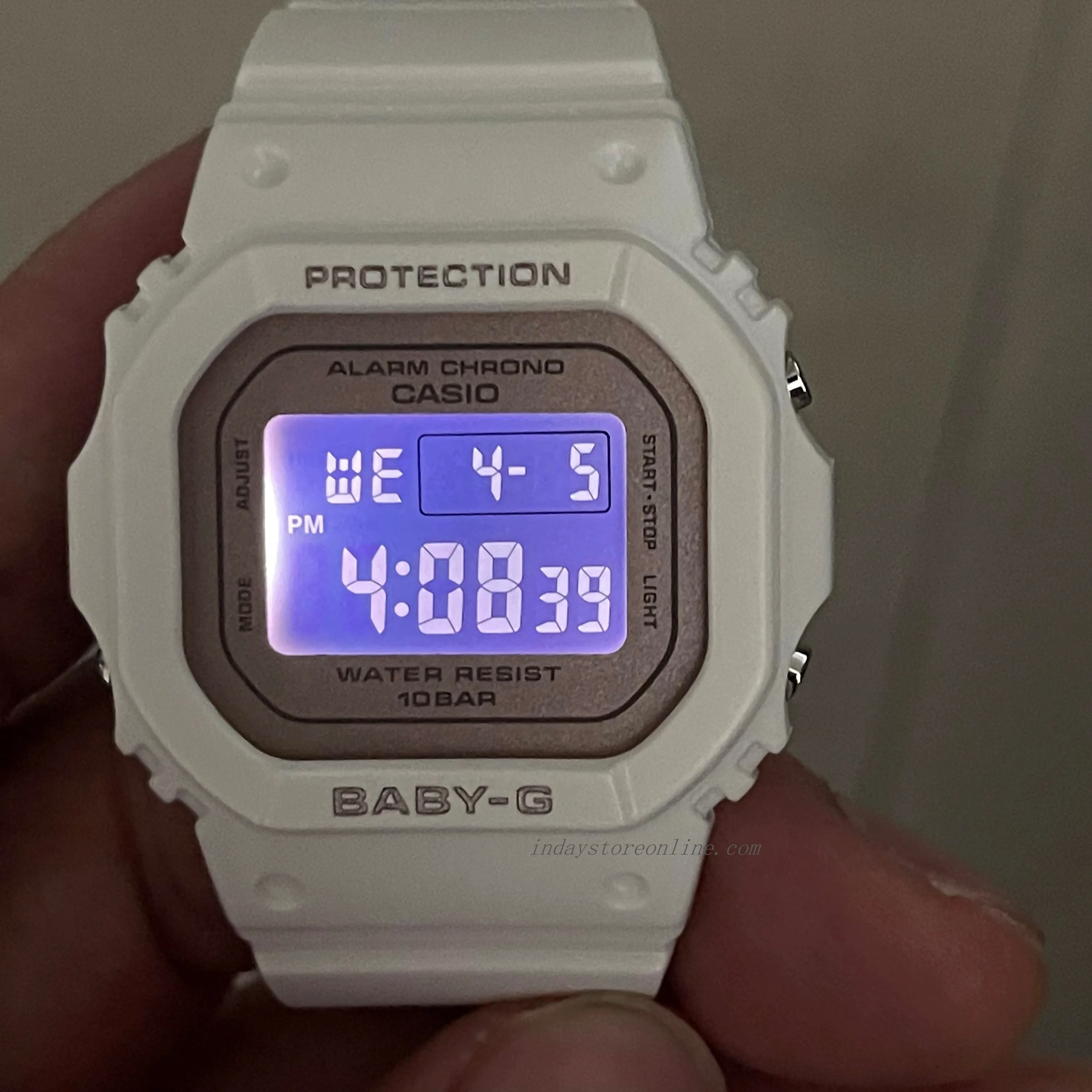 Casio Baby-G Women's Watch BGD-565SC-4 Resin Band Shock Resistant Mineral Glass