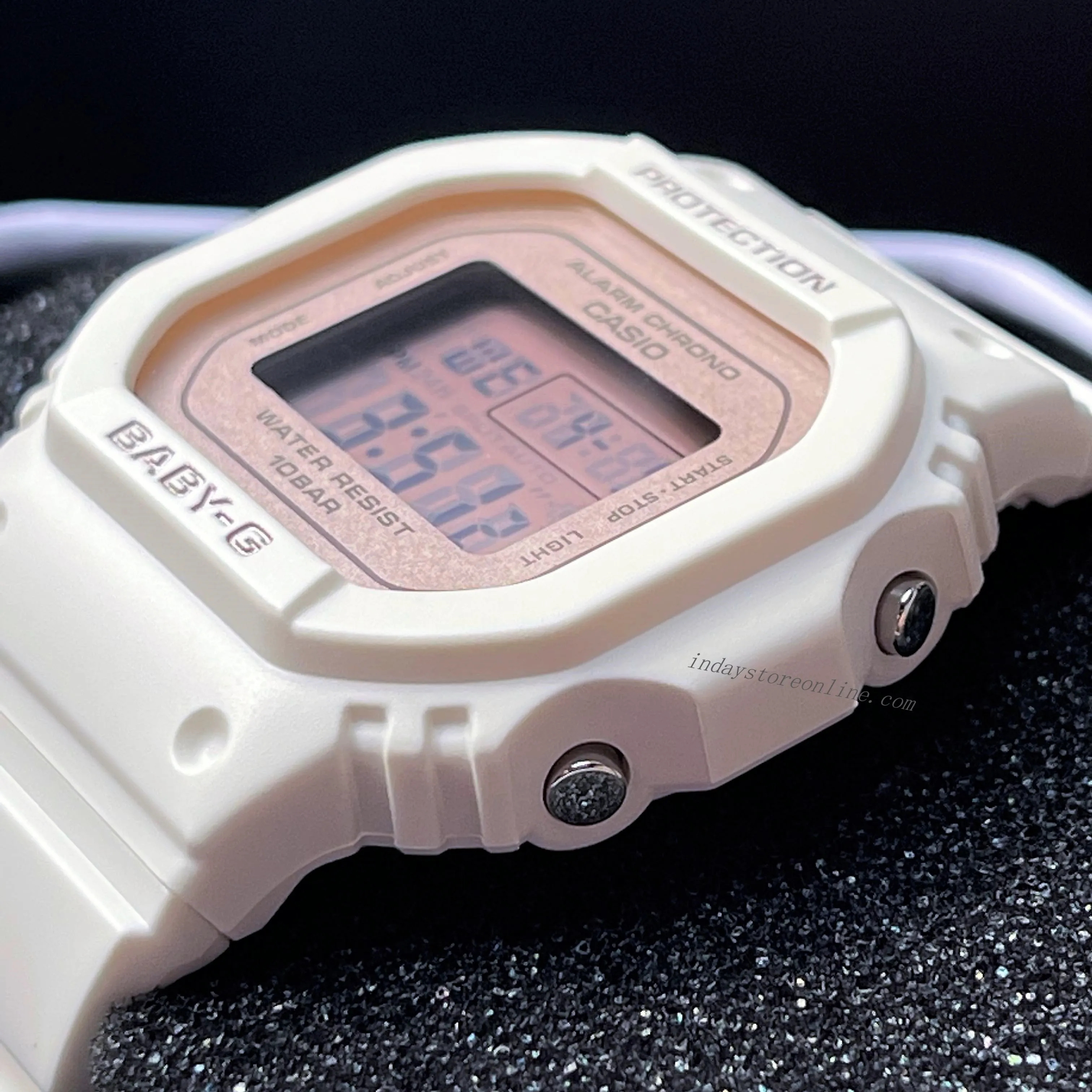 Casio Baby-G Women's Watch BGD-565SC-4 Resin Band Shock Resistant Mineral Glass