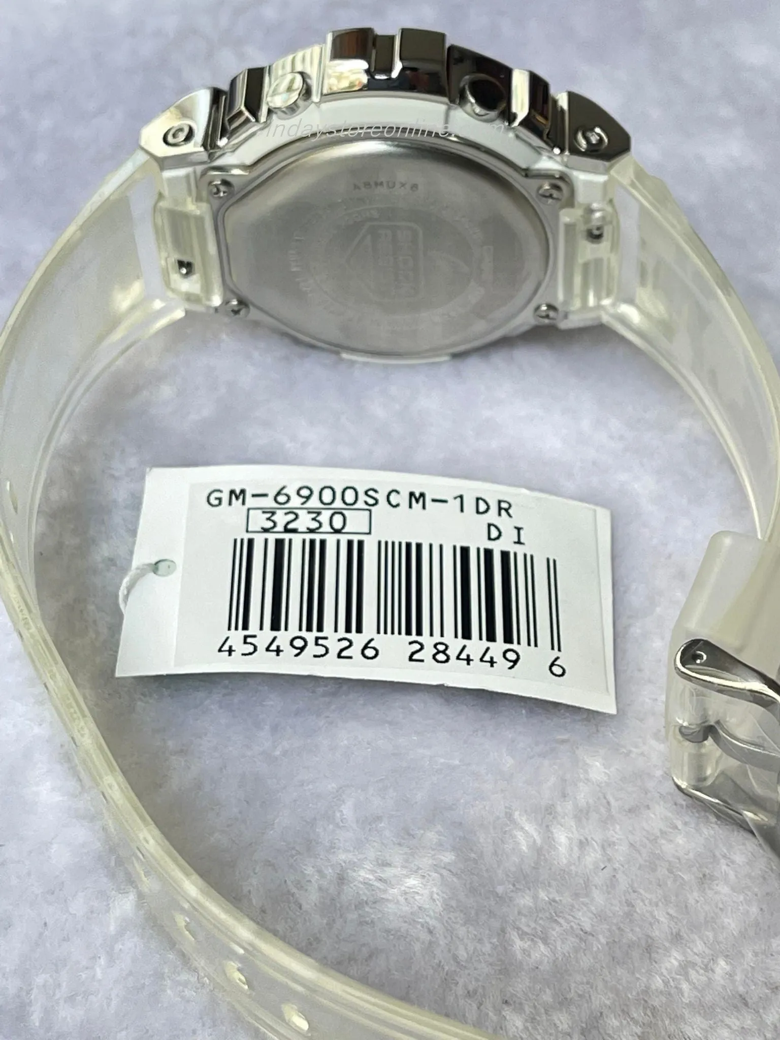 Casio G-Shock Men's Watch GM-6900SCM-1 Digital 6900 Series Transparent Color Shock Resistant 200-meter Water Resistance Mineral Glass