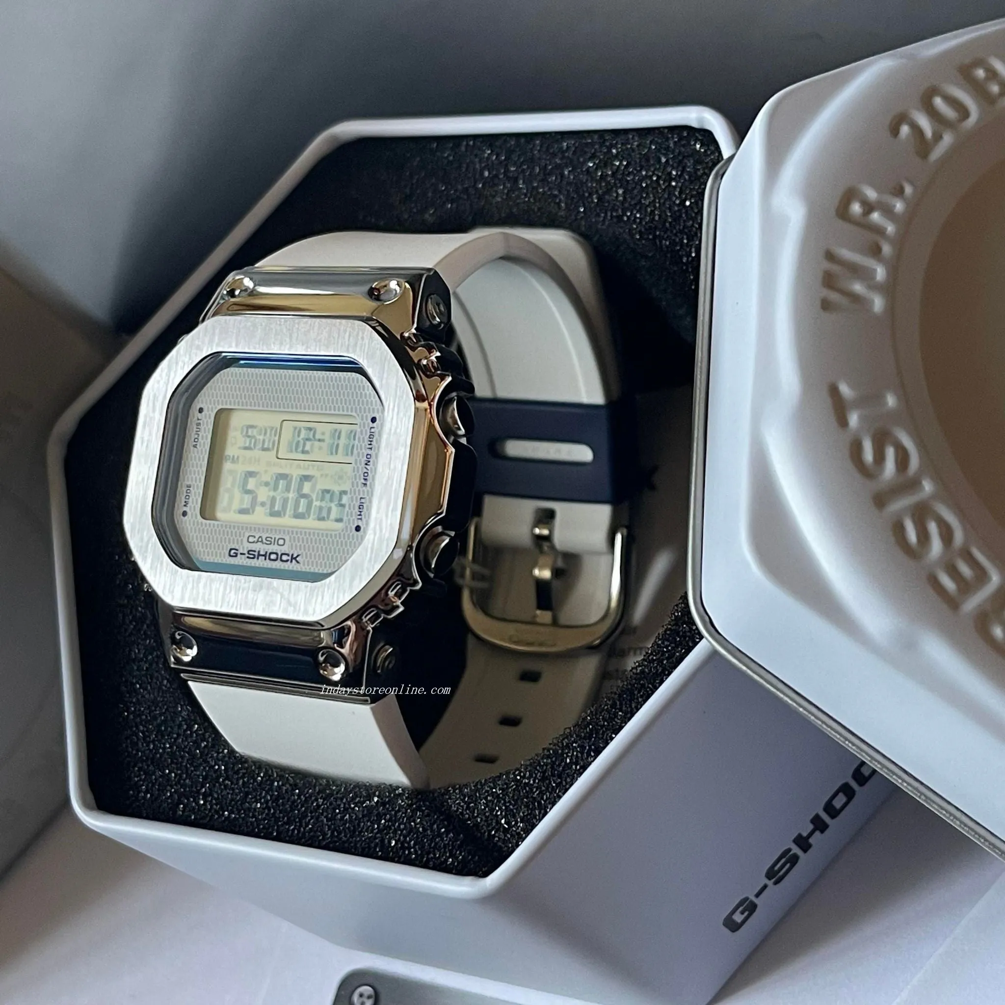 Casio G-Shock Women's Watch GM-S5600LC-7 Digital Seasonal Pair Collection 2022 Retro Designs