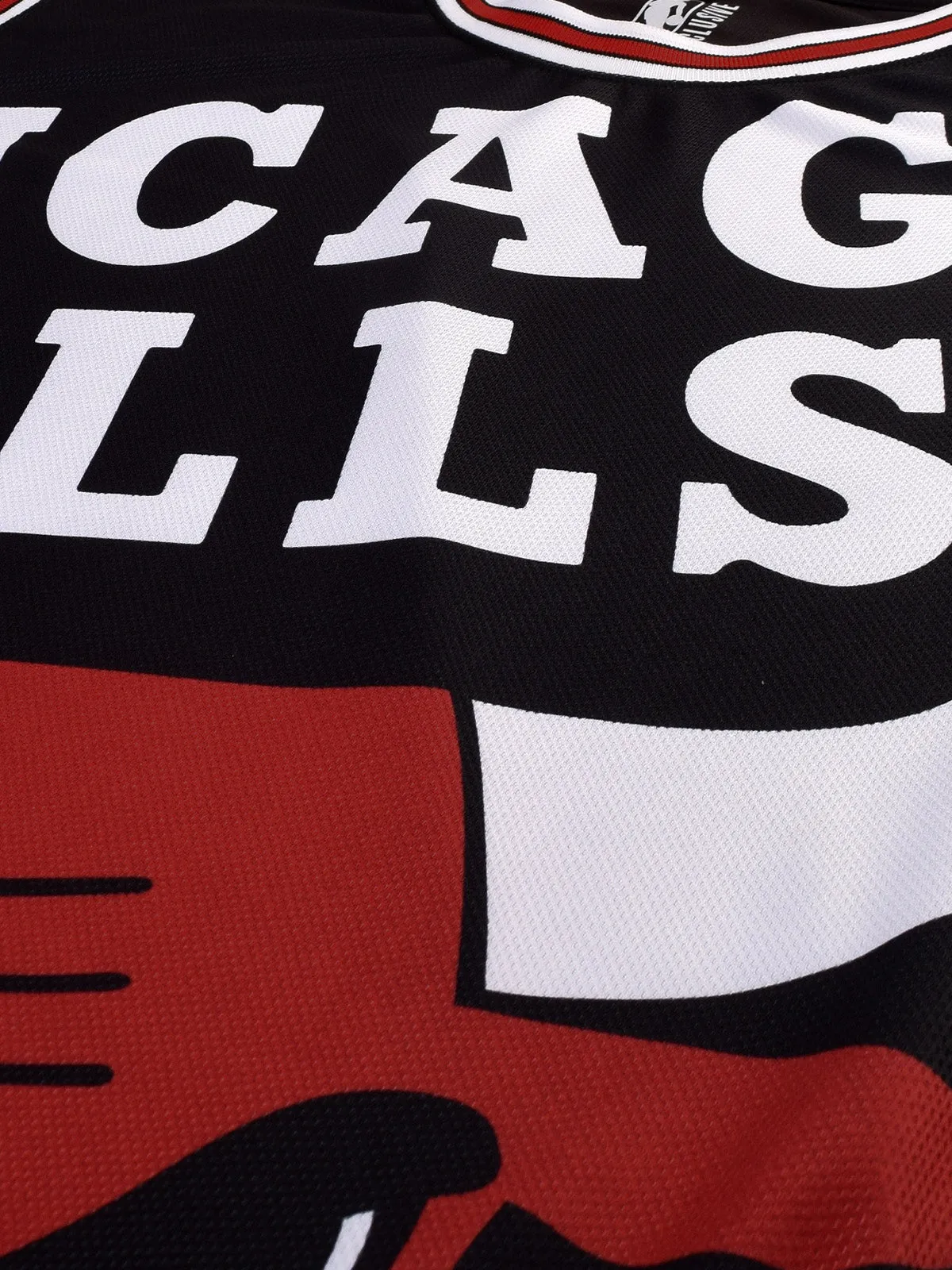 Chicago Bulls: Oversized Logo Sleeveless Jersey - Black
