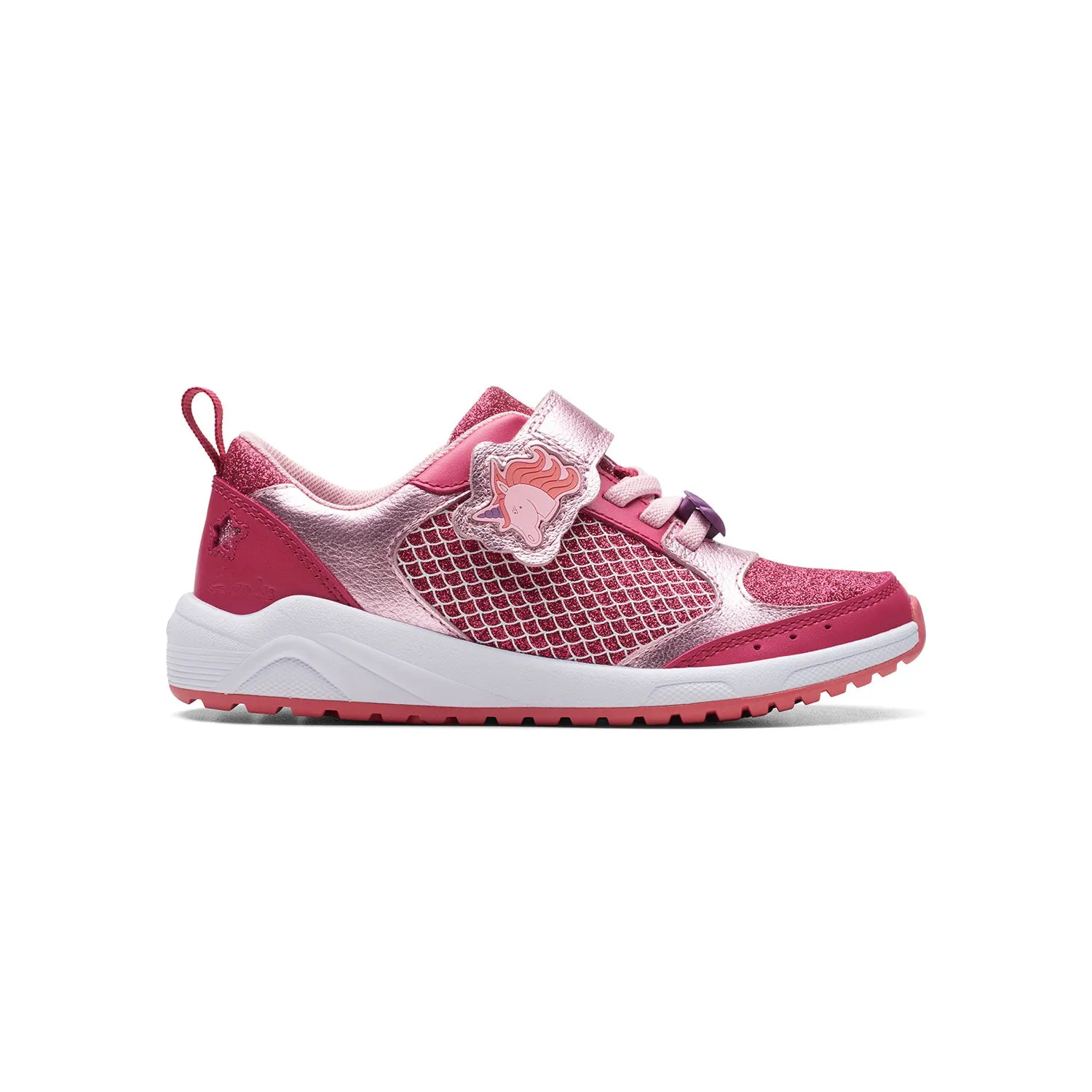CLARKS GIRLS AQUATIC BRILL KID. (STANDARD FIT)