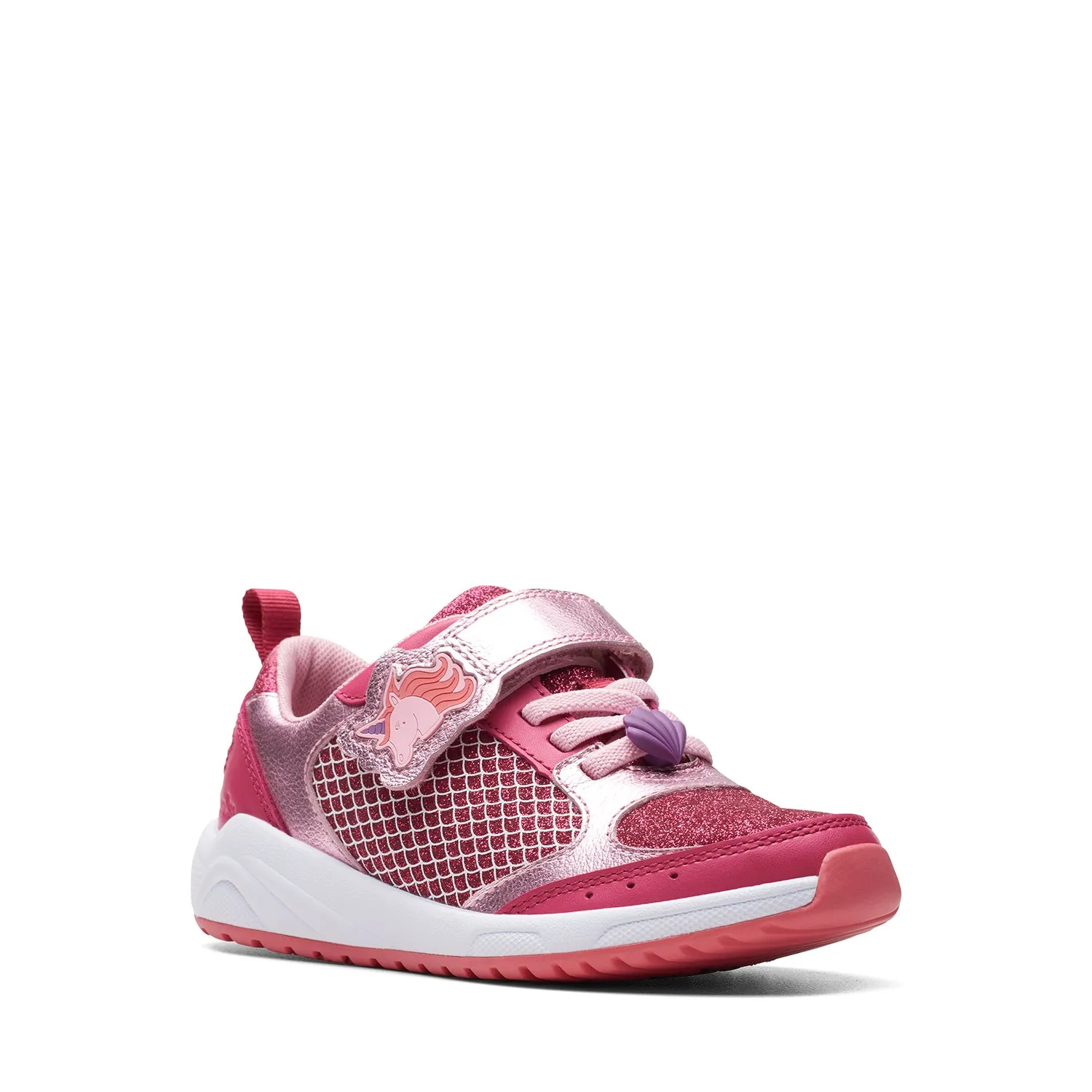 CLARKS GIRLS AQUATIC BRILL KID. (STANDARD FIT)