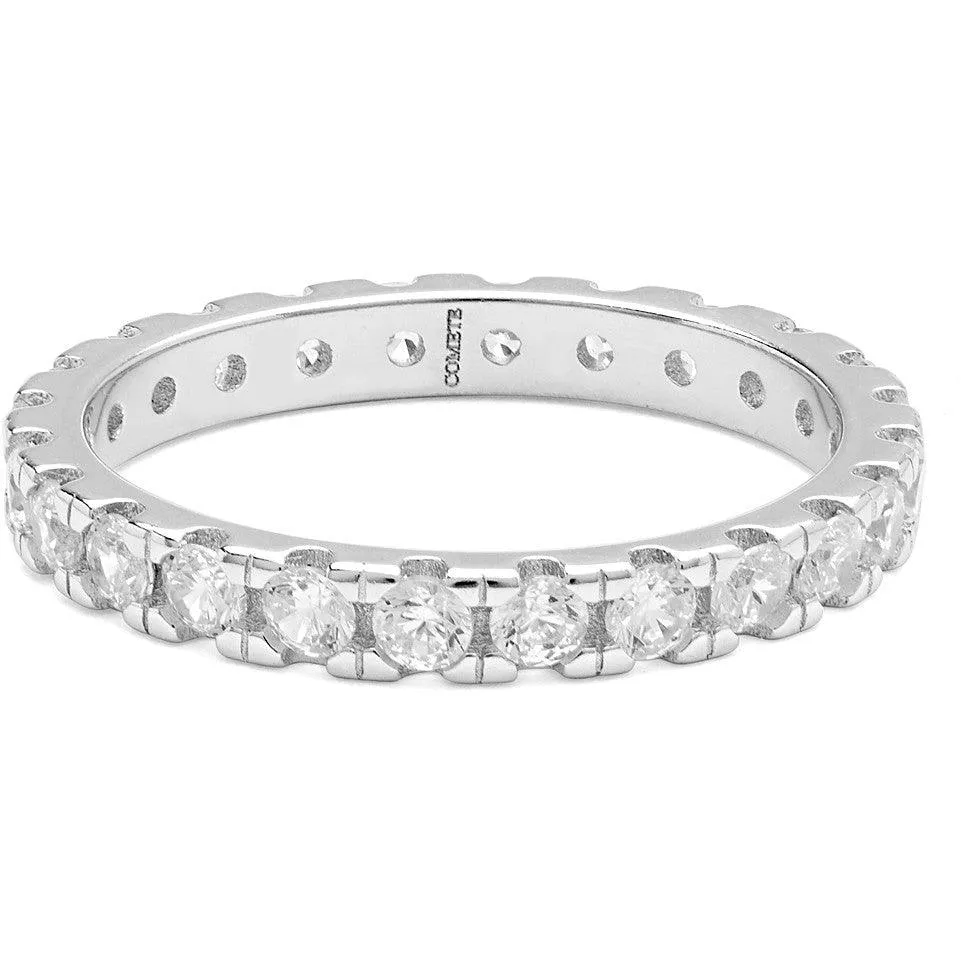 Comet men's tennis silver ring 925 zirconi uan 122m