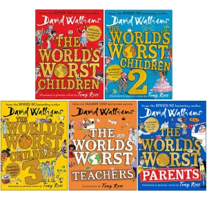 David Walliams World's Worst Children 5 Books Collection Set (World's Worst Teachers)