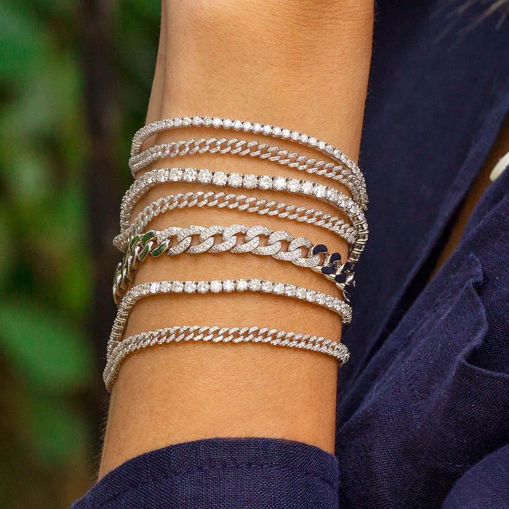 Diamond Tennis Bracelet 14K