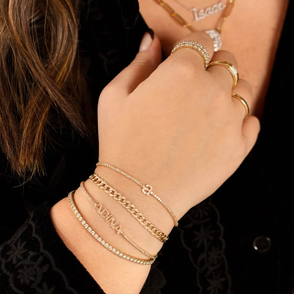 Diamond Tennis Bracelet 14K