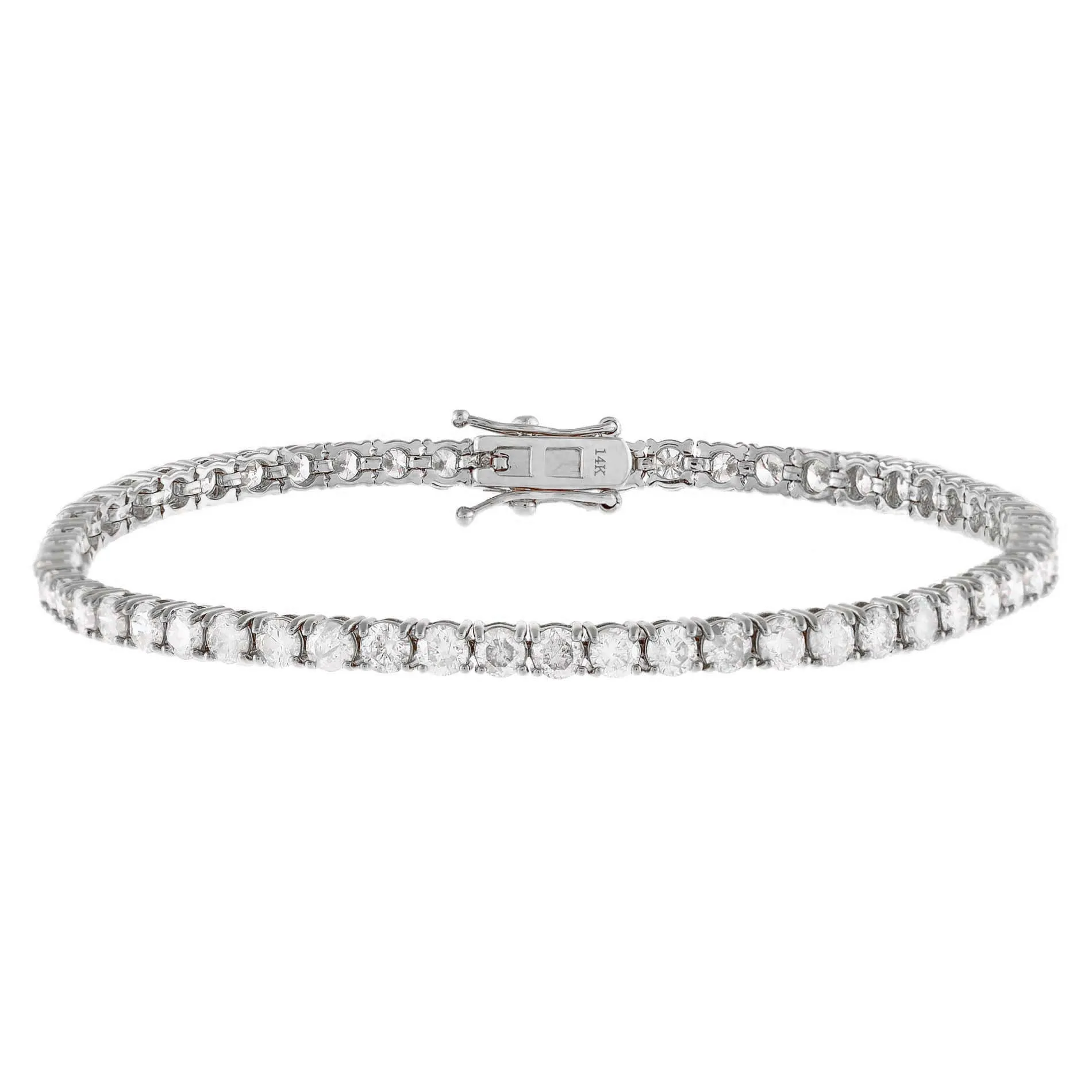 Diamond Tennis Bracelet 14K