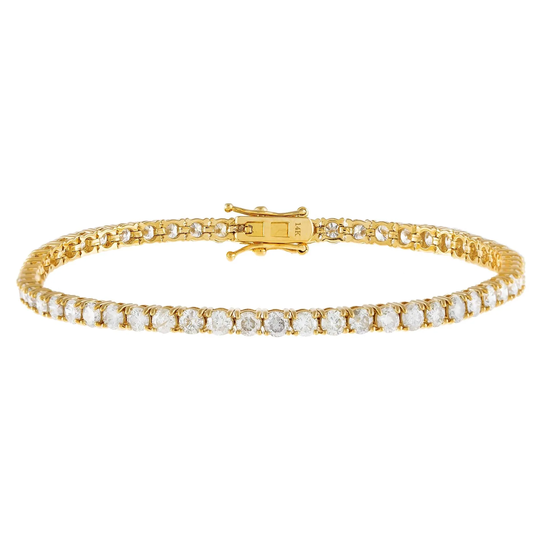 Diamond Tennis Bracelet 14K