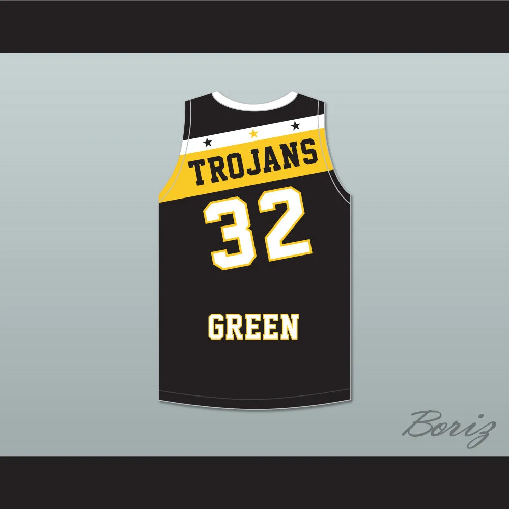 Draymond Green 32 Saginaw High School Trojans Black Basketball Jersey 2