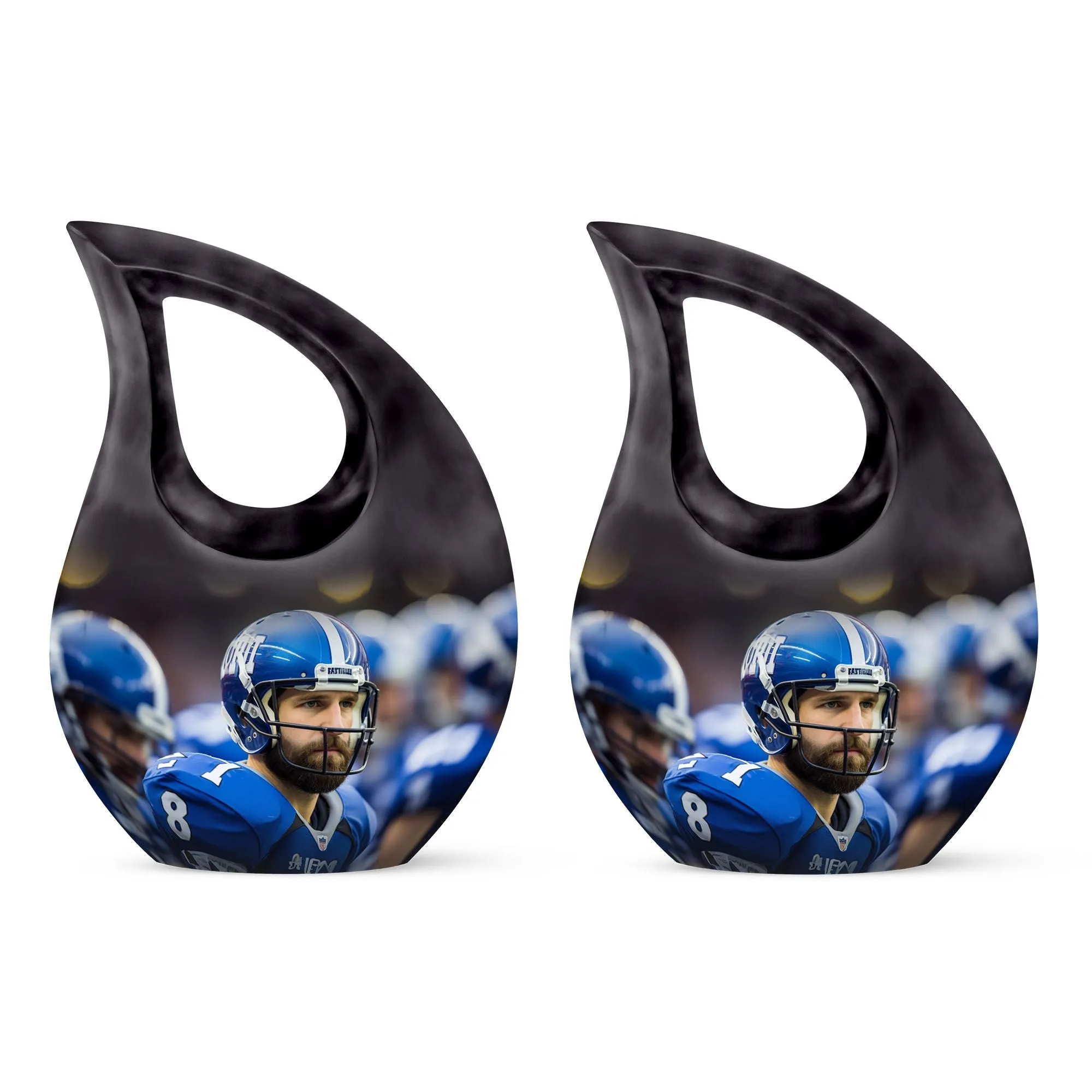 Football Memories Precious Human Cremation Urn for Cherished