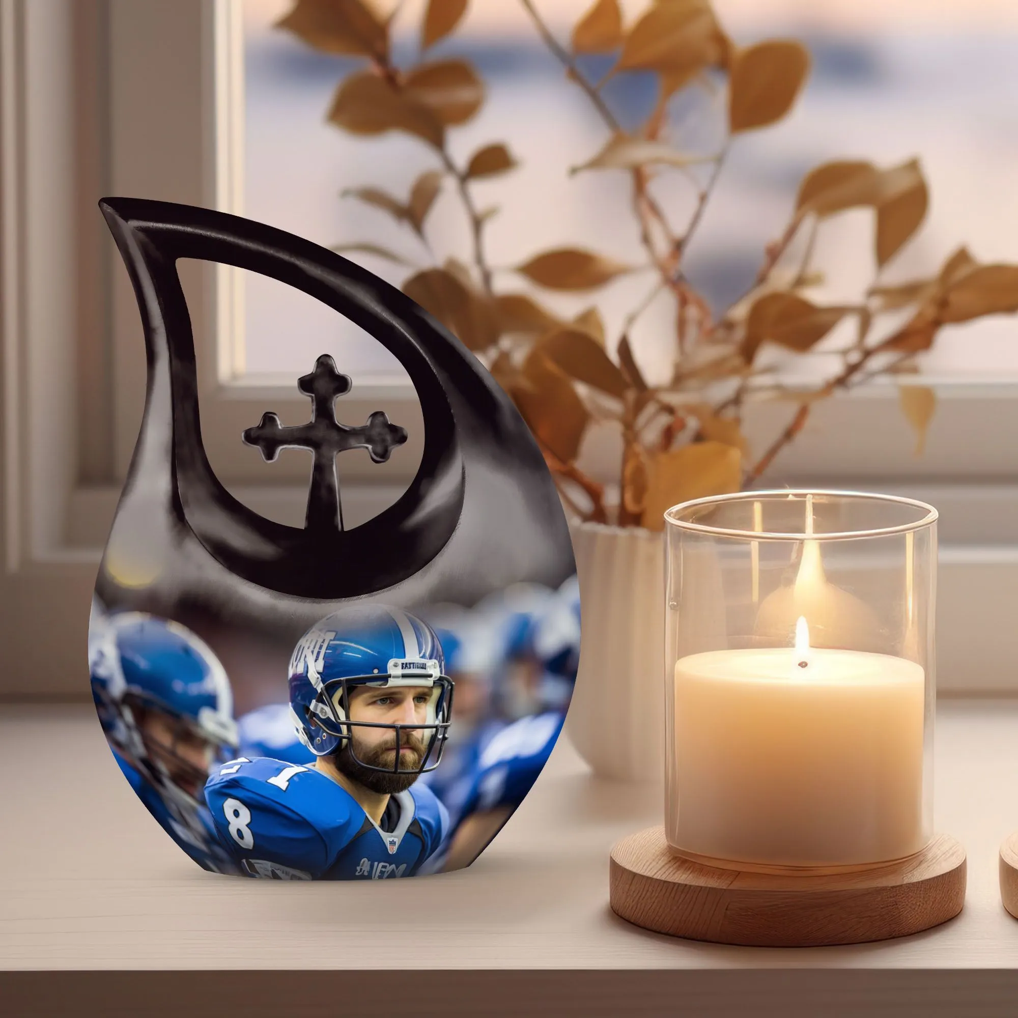 Football Memories Precious Human Cremation Urn for Cherished
