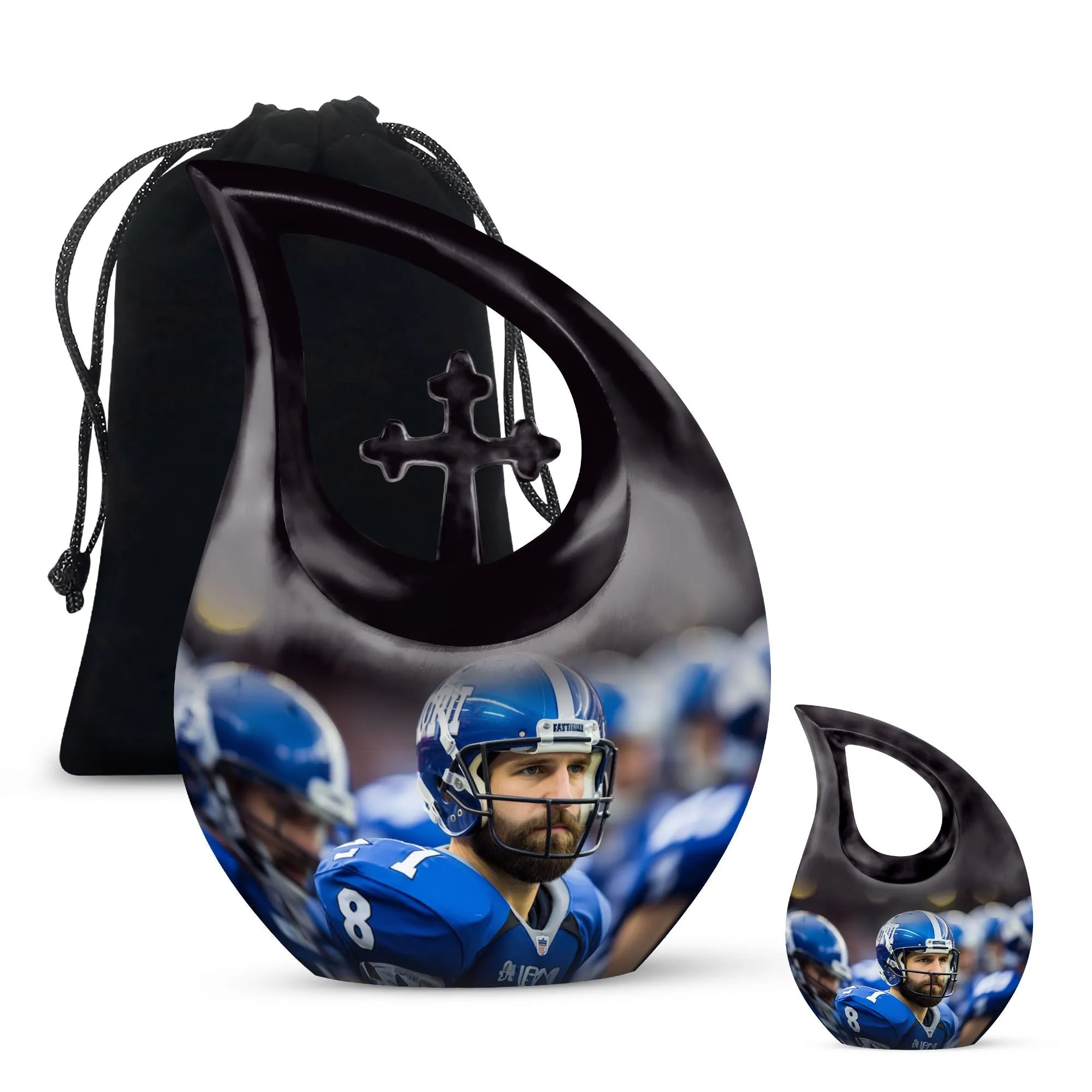Football Memories Precious Human Cremation Urn for Cherished