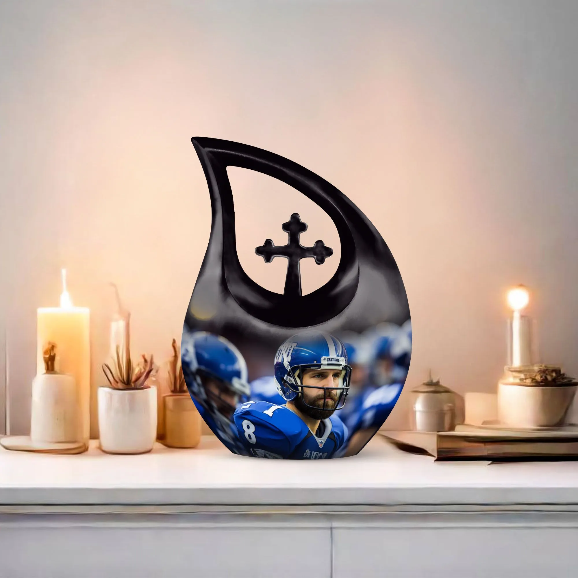 Football Memories Precious Human Cremation Urn for Cherished