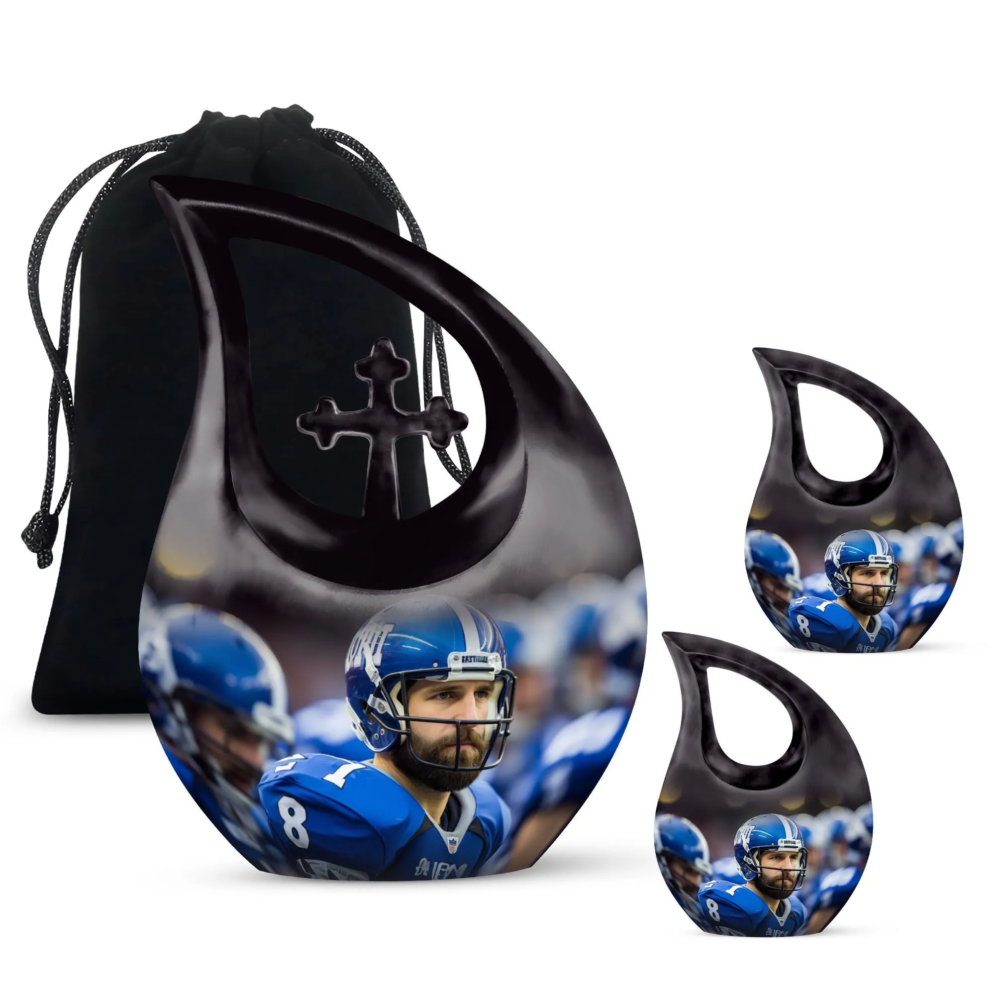 Football Memories Precious Human Cremation Urn for Cherished
