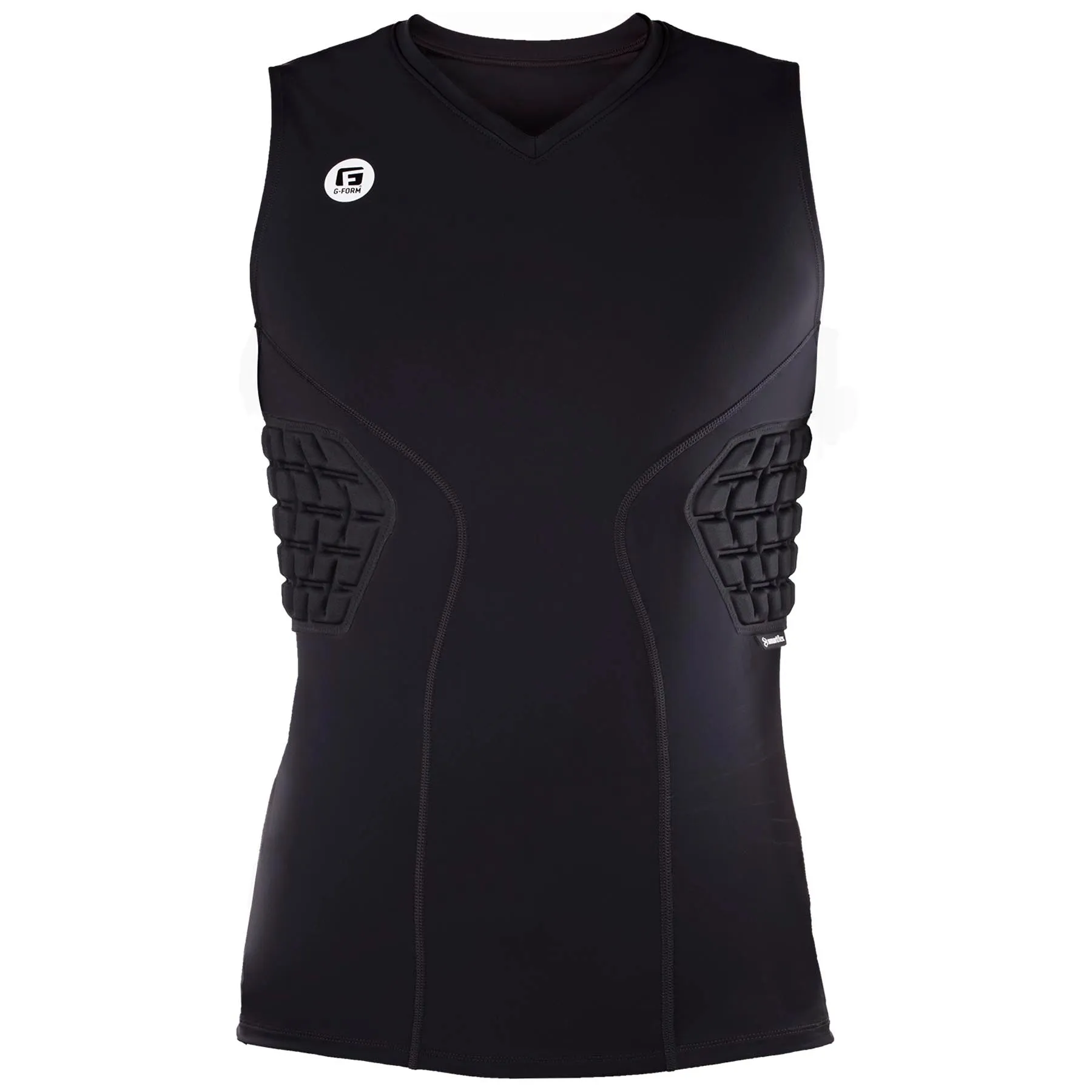 G-Form Pro Team Sports Padded Compression Shirt - Black