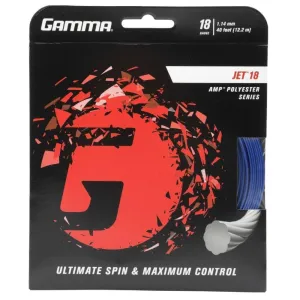 Gamma Jet 18/1.14 Tennis String (Blue)
