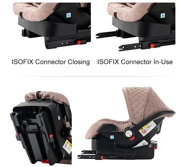 Grey Premium 3-in-1 Baby Stroller (Car Seat & Base Included)