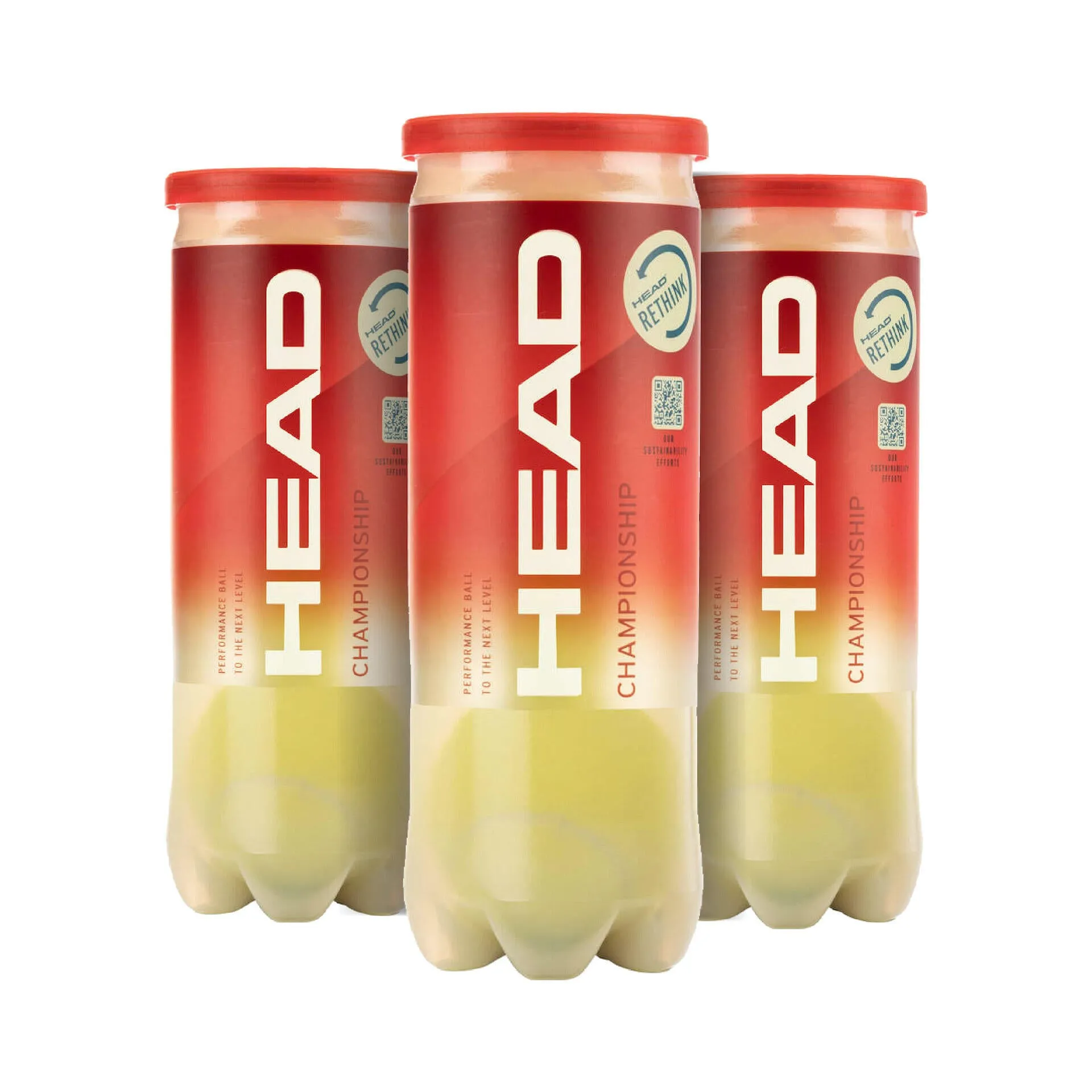 Head Championship Tennis Ball (3 Cans Bundle)