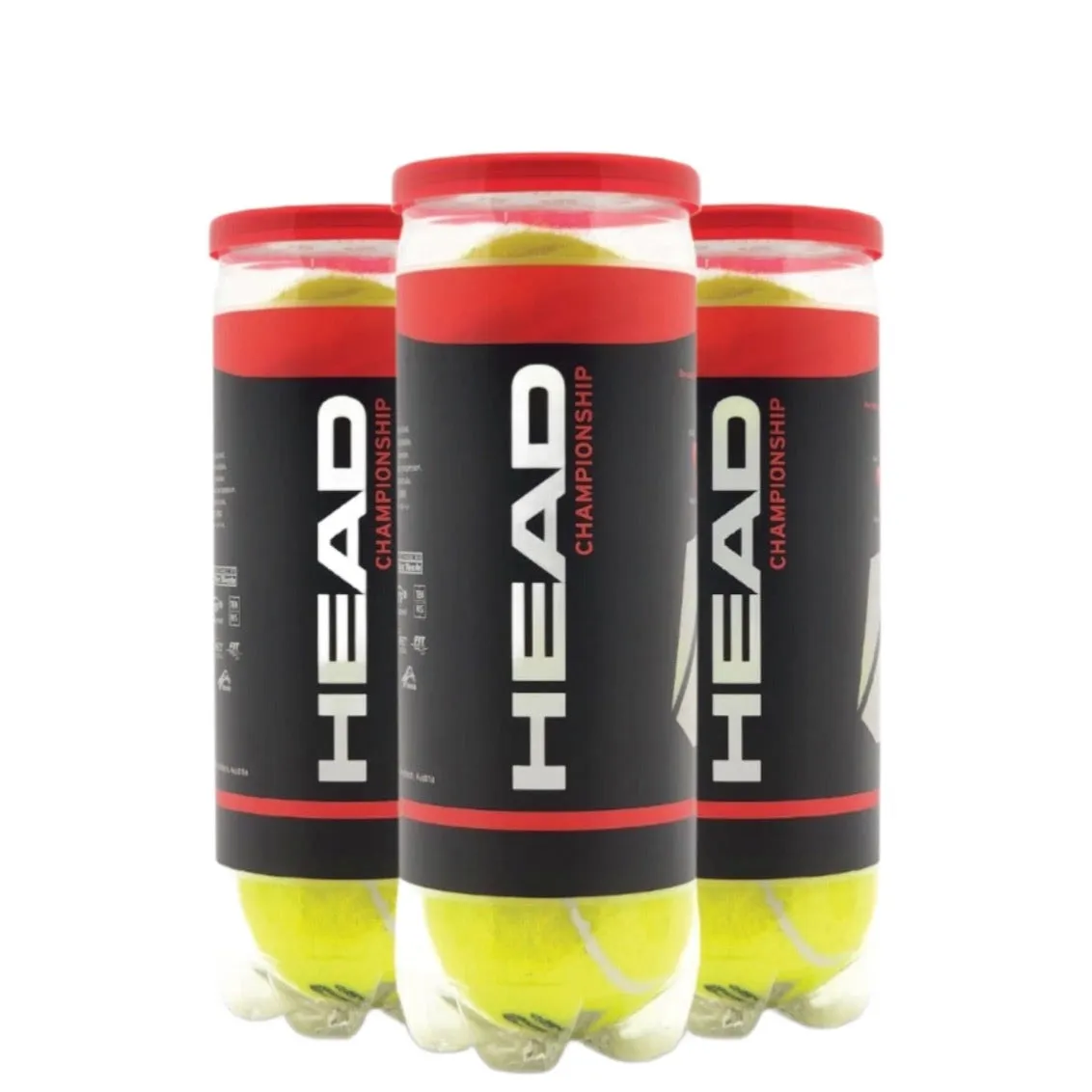 Head Championship Tennis Ball (3 Cans Bundle)