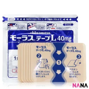 HISAMITSU Mohrus Tape L 40mg Muscle Pain Relief 7 Patch