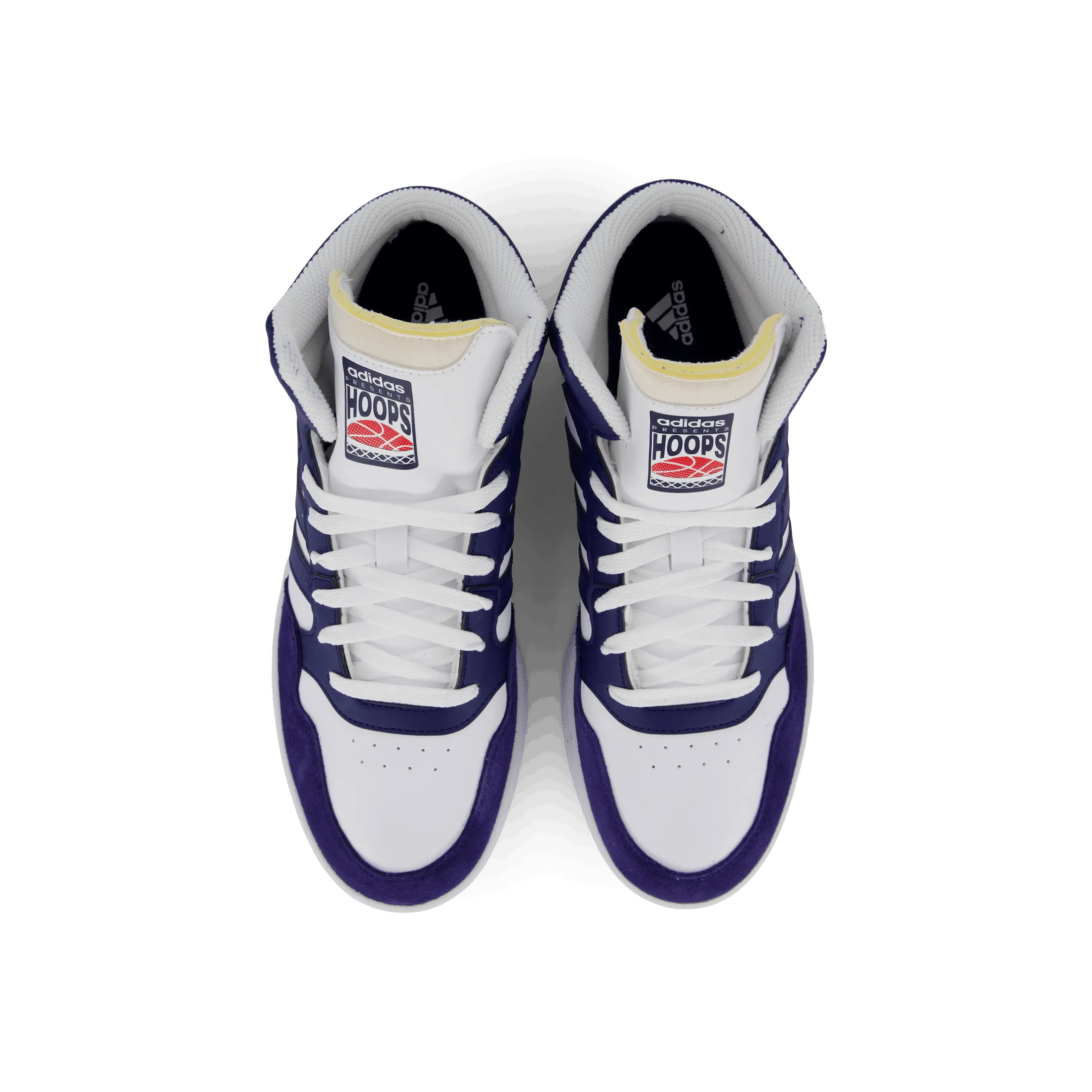 Hoops 3 Mid Lifestyle Basketball Classic Vintage Shoes Cloud White / Dkblue / Dkblue